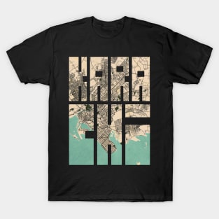 Karachi, Pakistan City Map Typography - Vintage T-Shirt